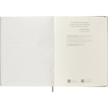 Notatnik MOLESKINE XL (19x25cm), Smart, w linie, twarda oprawa, czarny