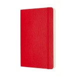 Notes MOLESKINE Classic L (13x21 cm), gładki, miękka oprawa, scarlet red, 400 stron, czerwony