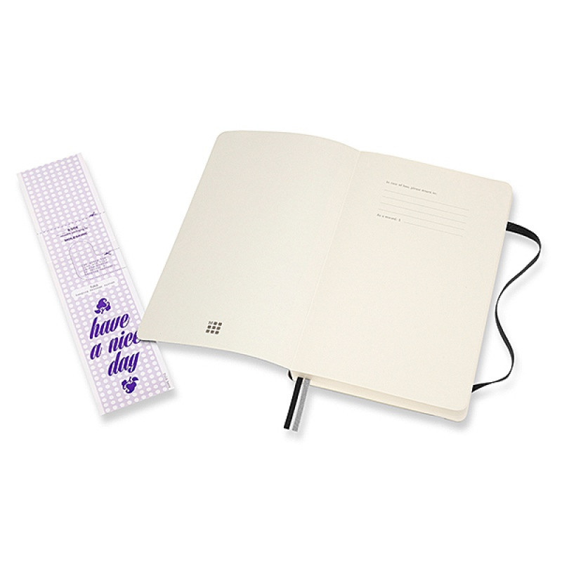 Notes MOLESKINE Classic L (13x21cm), gładki, miękka oprawa, 400 stron, czarny