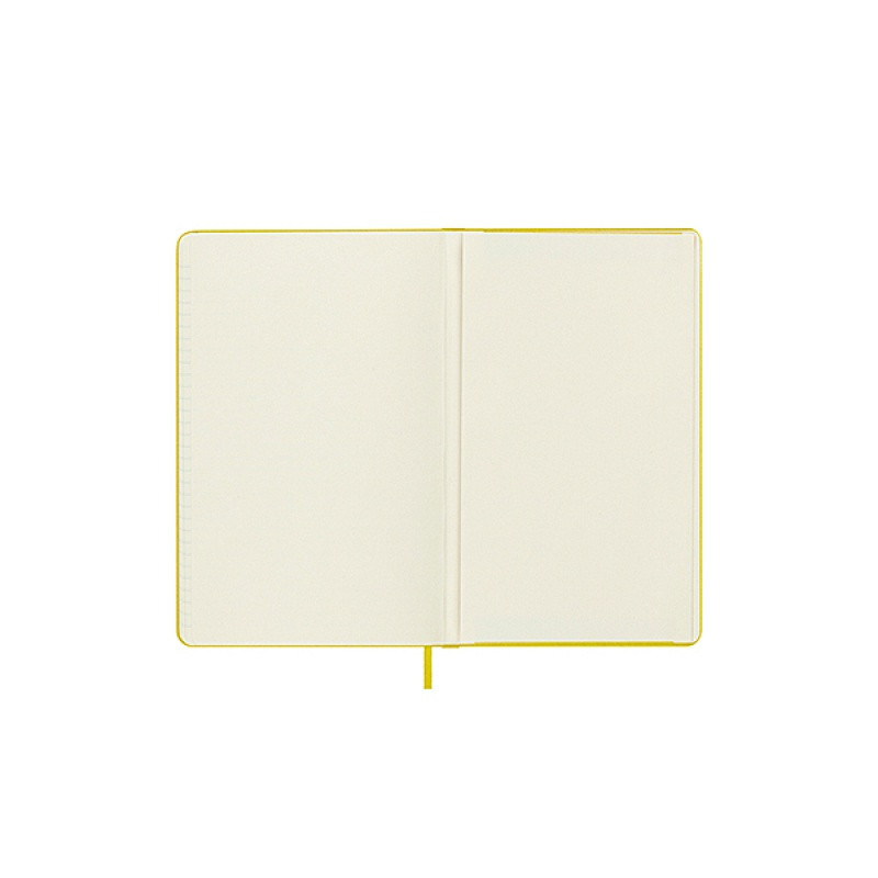 Notes MOLESKINE Classic L (13x21cm), w linie, twarda oprawa, hay yellow, 240 stron, żółty