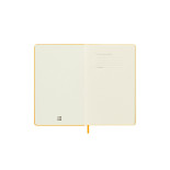 Notes MOLESKINE Classic L (13x21cm), w linie, twarda oprawa, orange yellow, 240 stron, pomarańczowy