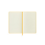 Notes MOLESKINE Classic L (13x21cm), w linie, twarda oprawa, orange yellow, 240 stron, pomarańczowy
