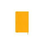 Notes MOLESKINE Classic L (13x21cm), w linie, twarda oprawa, orange yellow, 240 stron, pomarańczowy
