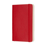 Notes MOLESKINE Classic P (9x14cm), w linie, miękka oprawa, 192 strony, czerwony