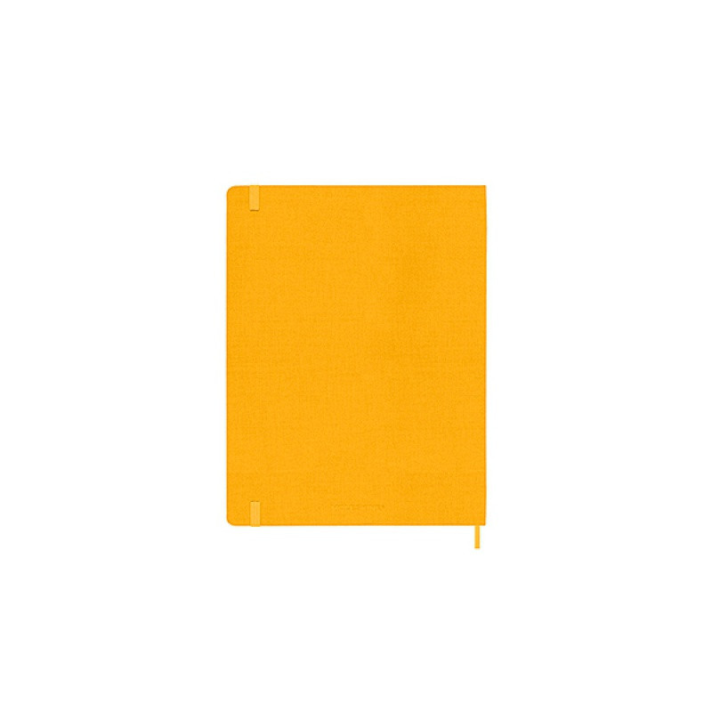 Notes MOLESKINE Classic XL (19x25 cm), linie, twarda, orange yellow, 192 strony, pomarańczowy
