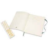 Notes MOLESKINE Classic XL (19x25cm), w linie, miękka oprawa, myrtle green, 192 strony, zielony