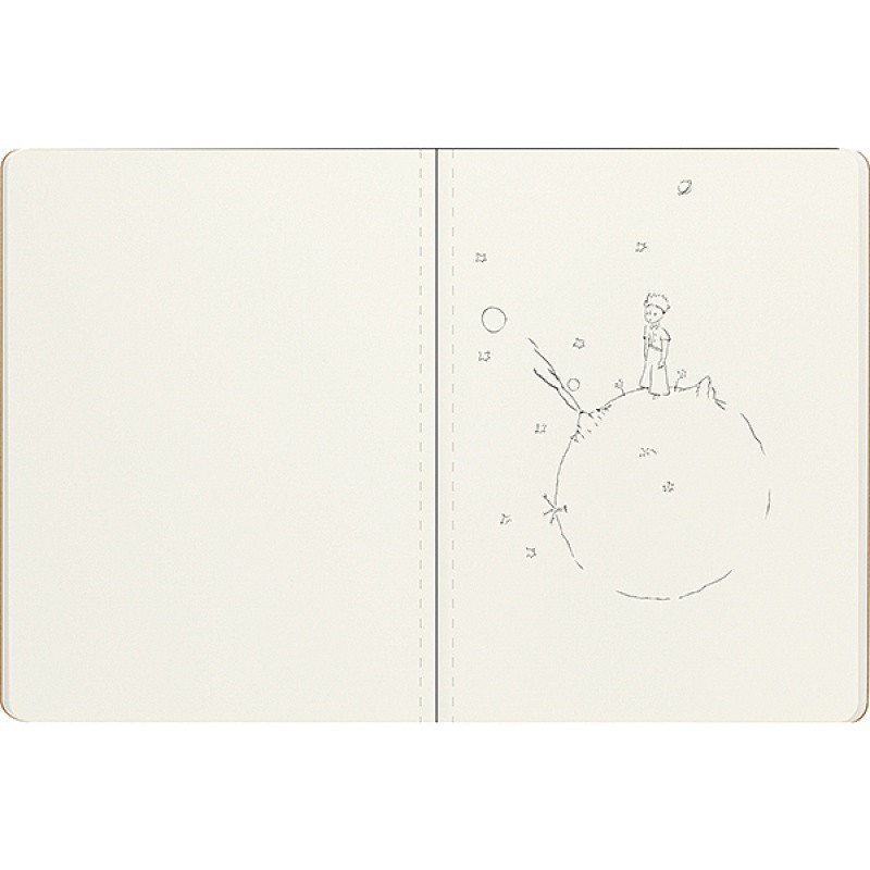 Notes MOLESKINE, edycja limitowana Mały Książę, L + XL, zestaw, księżyc