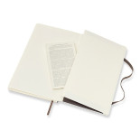 Notes MOLESKINE L (13x21 cm), w linie, miękka oprawa, earth brown, 192 strony, brązowy