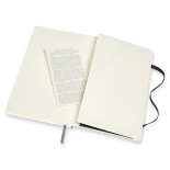 Notes MOLESKINE L (13x21cm), linie-gładki, miękka oprawa, 192 strony, czarny