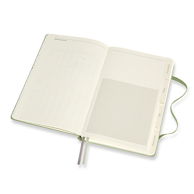 Notes MOLESKINE Passion Journal Wellness (13x21 cm), 400 stron, zielony