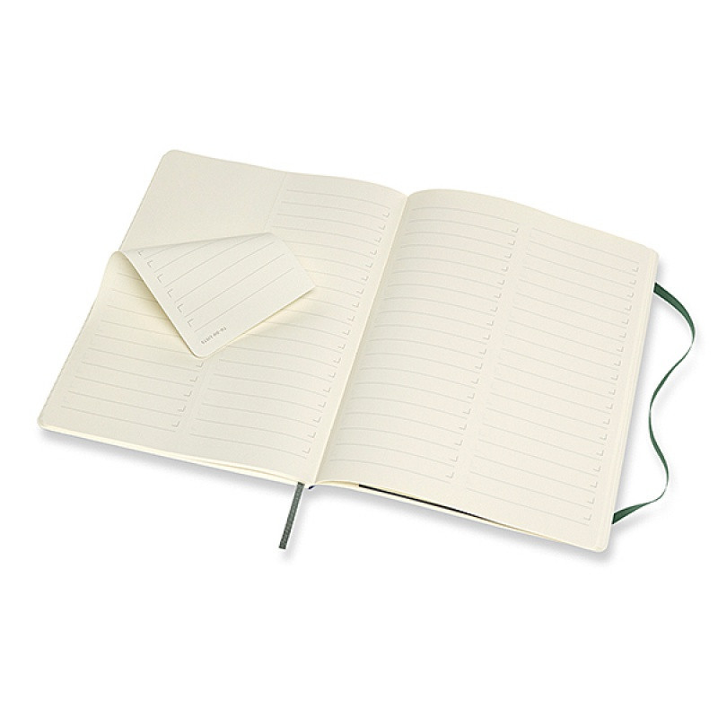 Notes MOLESKINE Professional XL (19x25 cm), miękka oprawa, forest green, 192 strony, zielony