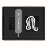 Przypinka MOLESKINE, lew, srebrna