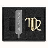 Przypinka MOLESKINE, panna, złota