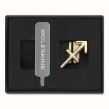 Przypinka MOLESKINE, strzelec, złota