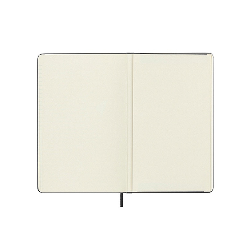 Zestaw KAWECO X MOLESKINE, pióro kulkowe + notes L (13x21cm), w linie, czarny