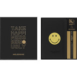 Zestaw MOLESKINE, notatnik + długopis + planner Positivity Smiley