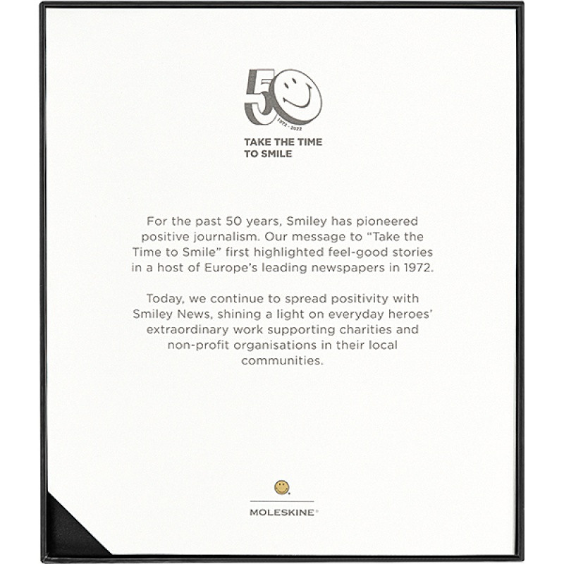 Zestaw MOLESKINE, notatnik + długopis + planner Positivity Smiley