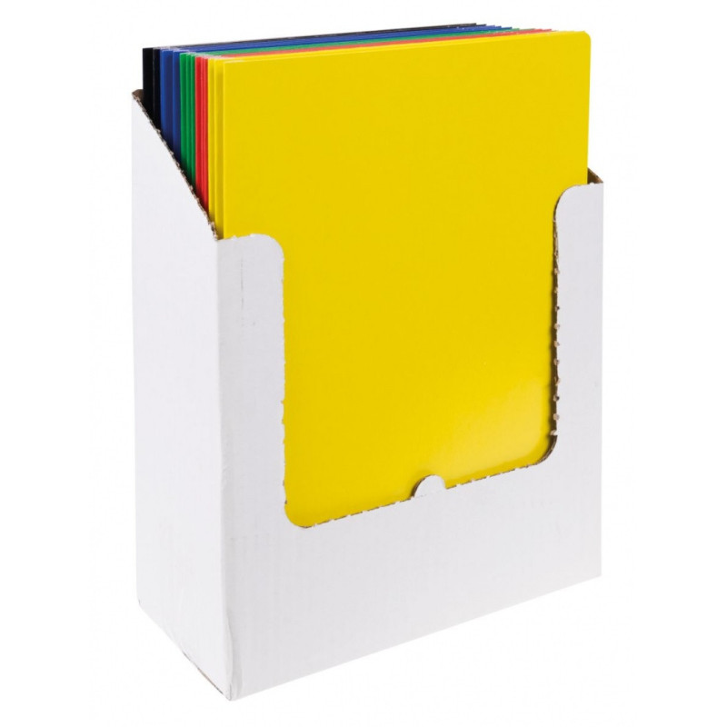 Teczka z gumką OFFICE PRODUCTS, karton, A4, 300gsm, 3-skrz., mix kolorów