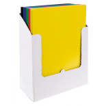 Teczka z gumką OFFICE PRODUCTS, karton, A4, 300gsm, 3-skrz., mix kolorów