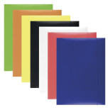 Teczka z gumką OFFICE PRODUCTS, karton, A4, 300gsm, 3-skrz., mix kolorów