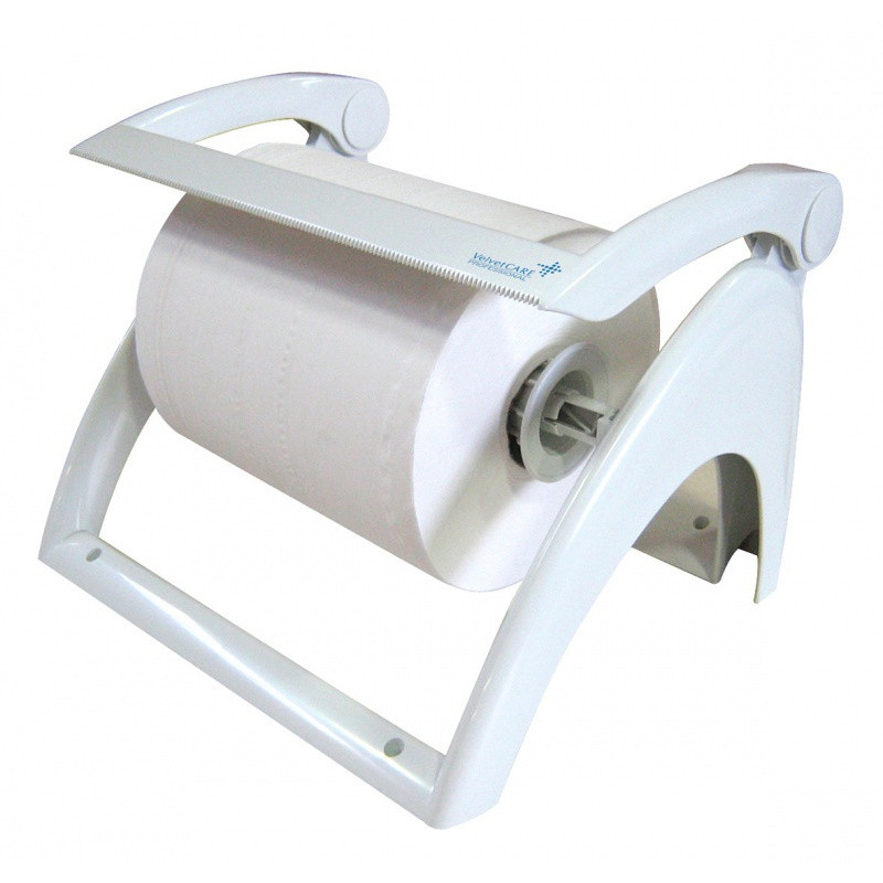 Podajnik VELVET, do czyściwa, ABS, biały