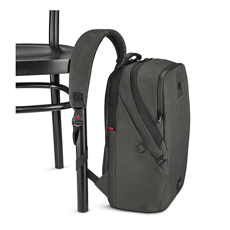Plecak na laptop WENGER MX ECO Light, 16", 310x430x180mm, szary