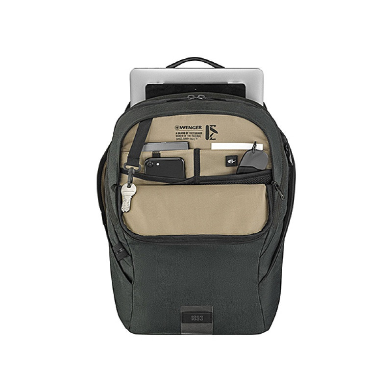 Plecak na laptop WENGER MX ECO Light, 16", 310x430x180mm, szary
