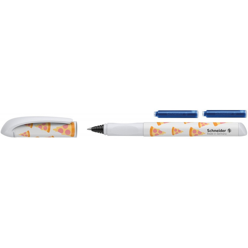 Pióro kulkowe SCHNEIDER Voice + 2 naboje, mix kolorów, blister