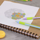 Cienkopis SCHNEIDER LINE-UP PASTEL, 0,4mm, 6 szt, pudełko z zawieszką, mix kolorów