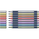 Pióro kulkowe SCHNEIDER PAINT-IT 050, metaliczne, 0,4 mm, 8 szt., mix kolorów