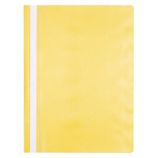 Skoroszyt OFFICE PRODUCTS, 120/180 mic, PP, żółty
