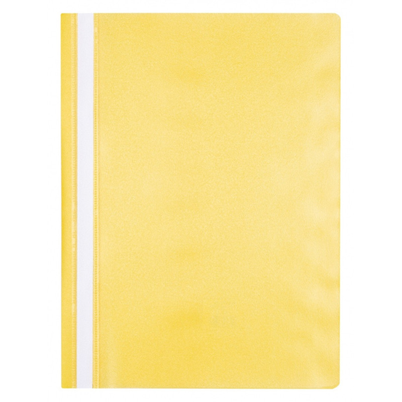 Skoroszyt OFFICE PRODUCTS, 120/180 mic, PP, żółty