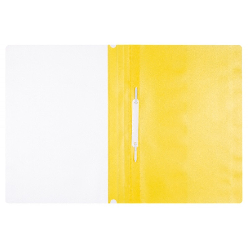 Skoroszyt OFFICE PRODUCTS, 120/180 mic, PP, żółty