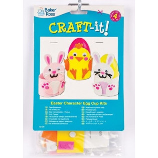 Kolorowe zwierzątka z pianki, 4szt.