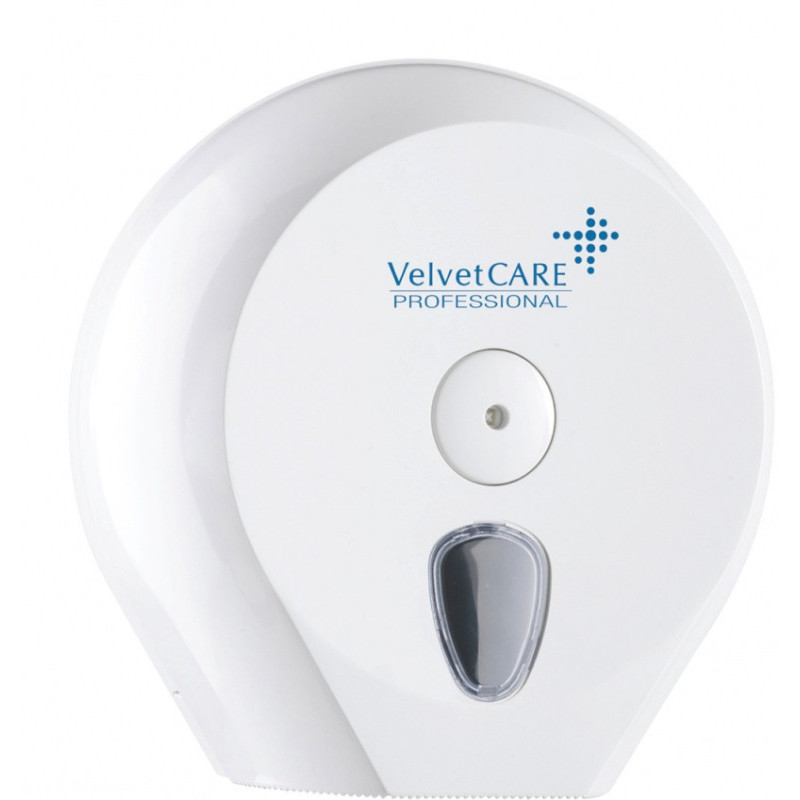 Podajnik VELVET do papieru toaletowego JUMBO, ABS, biały