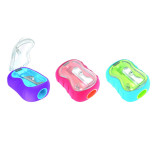 Temperówka plastikowa KEYROAD Seed, pojedyncza, tuba, mix kolorów