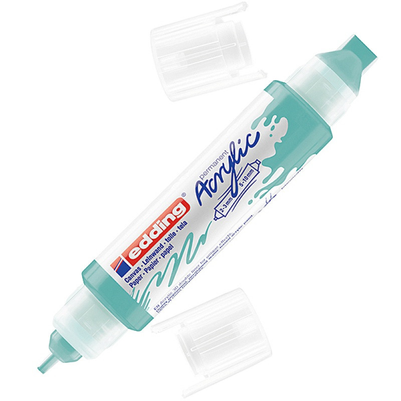 Marker akrylowy 3D e-5400 EDDING, podwójny, 2-3 mm, 5-10 mm, turkusowy