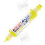 Marker akrylowy 3D e-5400 EDDING, podwójny, 2-3 mm, 5-10 mm, żółty neonowy