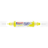 Marker akrylowy 3D e-5400 EDDING, podwójny, 2-3 mm, 5-10 mm, żółty neonowy