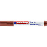 Marker tekstylny e-4500 EDDING, 2-3 mm, brązowy