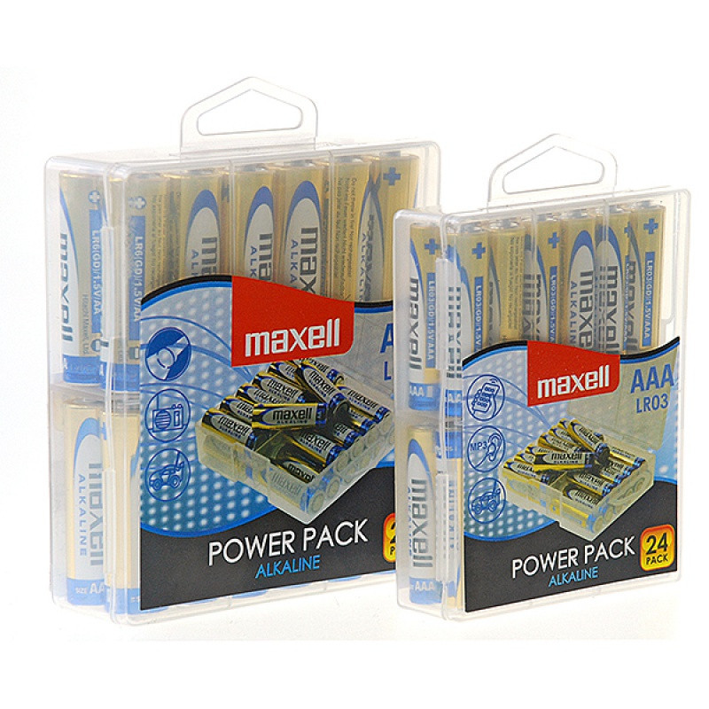 Bateria MAXELL alkaliczna LR03, VALUE BOX 24 szt.