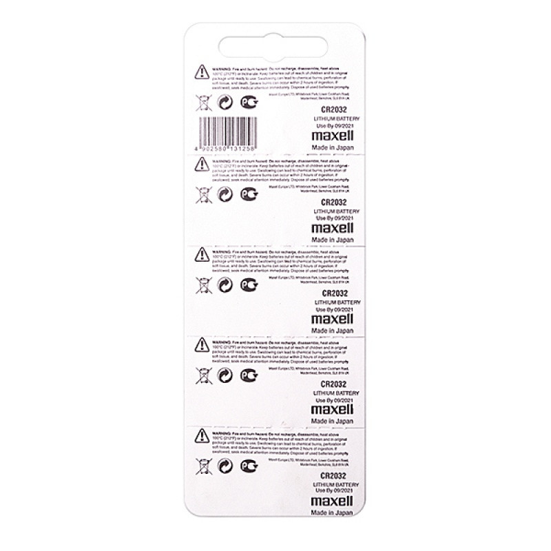 Bateria MAXELL specjalistyczna CR2032, 5 szt.