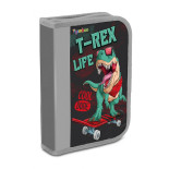 Piórnik szkolny GIMBOO, ekon. z wyposażeniem, 1 komora, 1 przekładka, mix kolorów