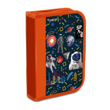 Piórnik szkolny GIMBOO, ekon. z wyposażeniem, 1 komora, 1 przekładka, mix kolorów