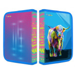 Piórnik szkolny GIMBOO, z wyposażeniem, 1 komora, 2 przekładki, mix kolorów