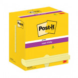 Karteczki samoprzylepne POST-IT® Super Sticky (655-S), 127x76mm, 12x90 kartek, jaskrawo żółte