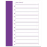 Przekładka E do segregatora do akt osobowych