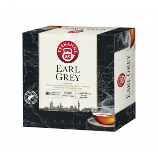 Herbata TEEKANNE Earl Grey, czarna, 100 torebek