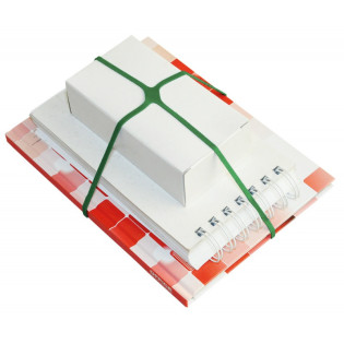 Gumki krzyżowe OFFICE PRODUCTS, średnica 100mm, 1,5x4mm, 60% kauczuku, 1000g, zgrzewka, zielone