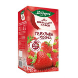 Herbata HERBAPOL Herbaciany Ogród, 20 torebek, truskawka z poziomką